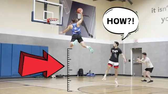 Video thumbnail for Yoav Agassi's Extreme Vertical Jump Basketball Training