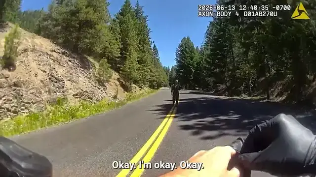 Video thumbnail for "Damn, bud. You got to fly higher." Sheriff bodycam footage shows pilot after fighter jet crash