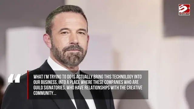 Video thumbnail for Ben Affleck explains his 'simple' approach to AI.