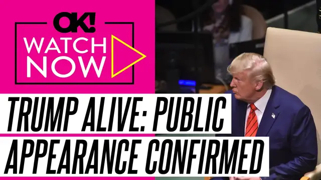'Video thumbnail for Is Donald Trump Dead? Rumor Debunked After President Makes First Public Appearance in Days'