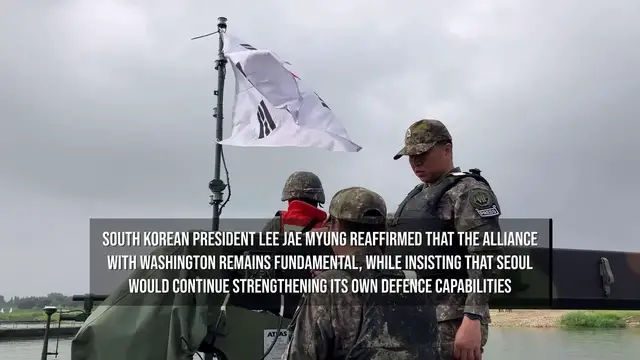 Video thumbnail for Japan, South Korea Stress Security Cooperation After Trump Scales Back Defence Drills.