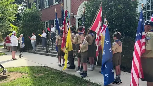 Video thumbnail for 'One town, one voice': Trumbull residents read Declaration of Independence on Independence Day