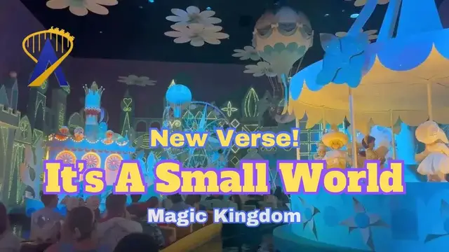 Video thumbnail for New Verse Added To It's A Small World For Disneyland's 70th Anniversary