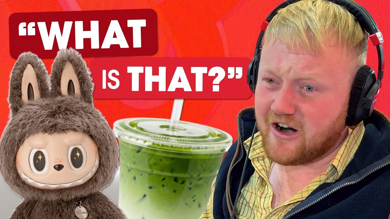 Video thumbnail for Kaleb Cooper is BAFFLED by Labubus and Matcha