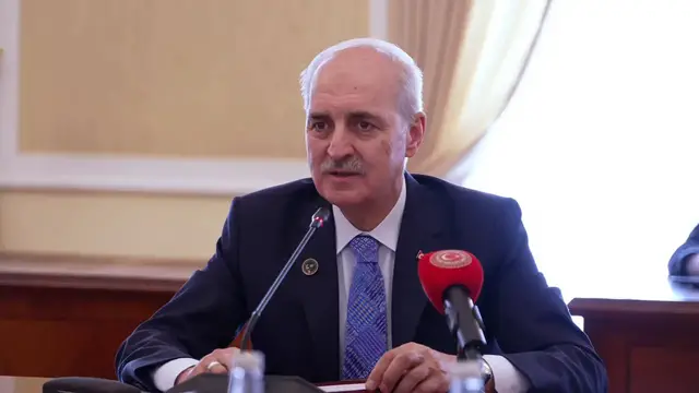 Video thumbnail for Azerbaijan: Turkish parliament speaker meets Azerbaijan's prime minister in Baku.