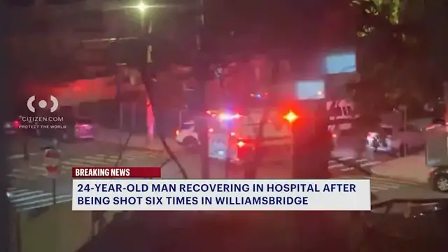Video thumbnail for Man recovering in hospital after being shot multiple times in Williamsbridge