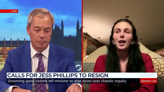 'Video thumbnail for WATCH: Jess Phillips is 'unfit' to be Safeguarding Minister, grooming gangs survivor tells GB News'