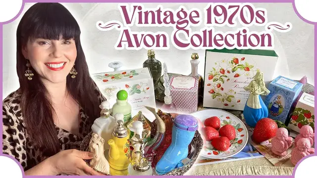 Video thumbnail for My Vintage 1970s Avon Cosmetic collection (Over 100 pieces?!)