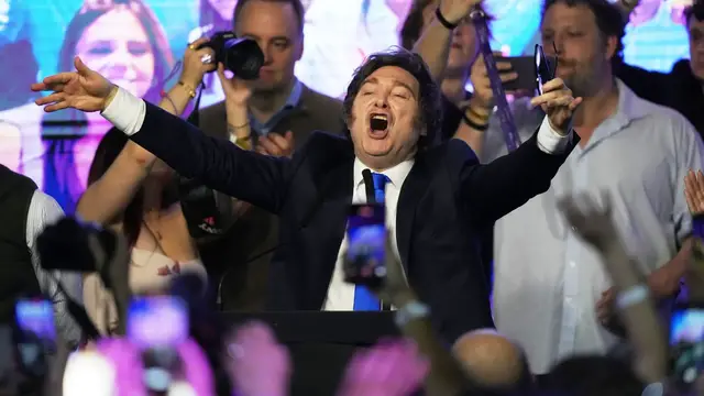 'Video thumbnail for Milei’s party wins high-stakes Argentina elections, early results show'