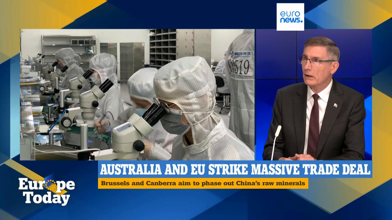 Video thumbnail for Australia trades “constructively” with China but relies on diverse partnerships, Ambassador says