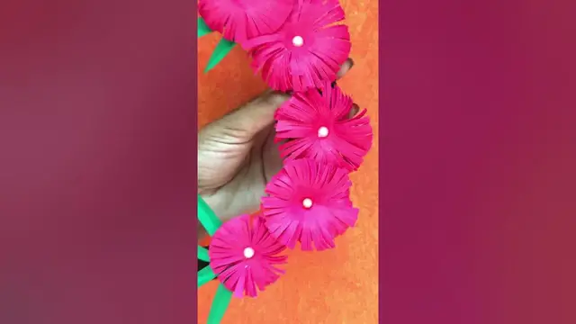 Video thumbnail for Paper Flower Wall Decor | #HomeDecorationIdeas #Shorts