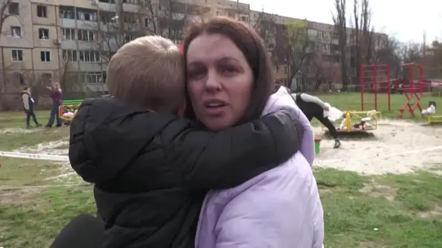 'Video thumbnail for Russian missile strike kills at least 19 in Ukrainian president's hometown'