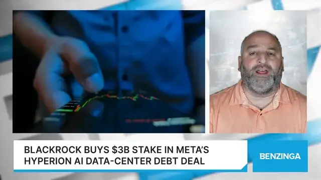 'Video thumbnail for BlackRock Buys $3B Stake In Meta’s Hyperion AI Data-Center Debt Deal'