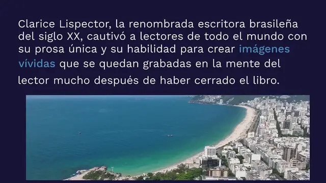 Video thumbnail for Explorando el Mundo de Clarice Lispector: 5 Obras Literarias Llenas de Poderosas Imágenes