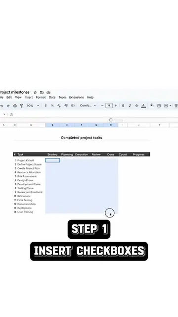 Video thumbnail for How to Create a visual project tracker in 4 easy steps in #Googlesheets