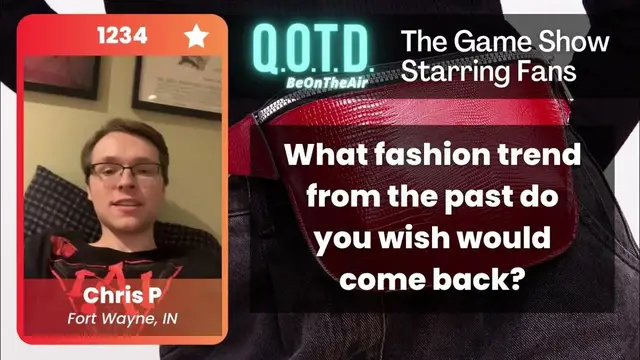 Video thumbnail for Our Favorite Answers: Chris says fanny packs are coming back!