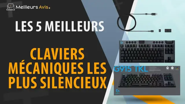 Video thumbnail for ⭐️ MEILLEURS CLAVIERS MECANIQUES LES PLUS SILENCIEUX - Comparatif 2023