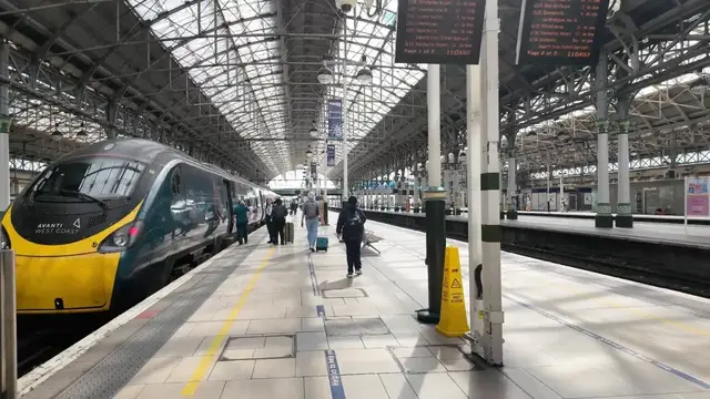 'Video thumbnail for Manchester to London Train Travel Process 2025'
