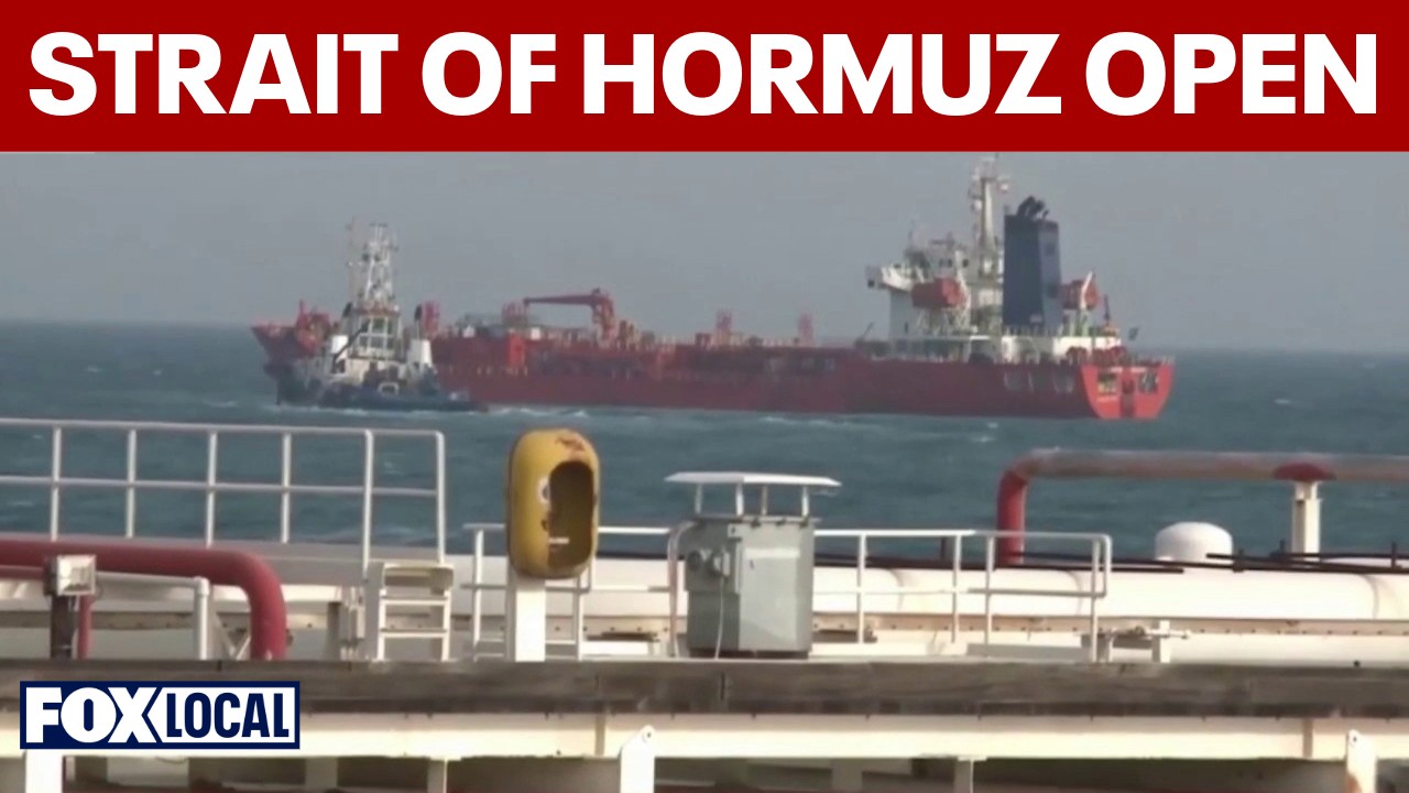 Video thumbnail for Strait of Hormuz fully open, Trump and Iran say