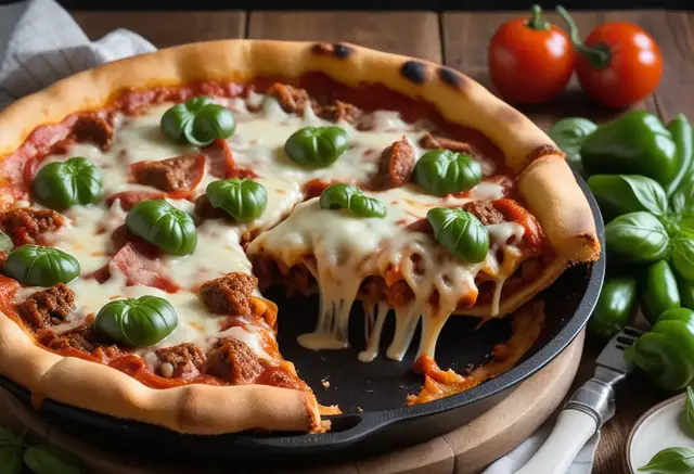 Video thumbnail for Deep Dish Pizza Recipe