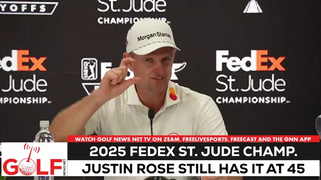 'Video thumbnail for Justin Rose says he's still got it at 45 years old'