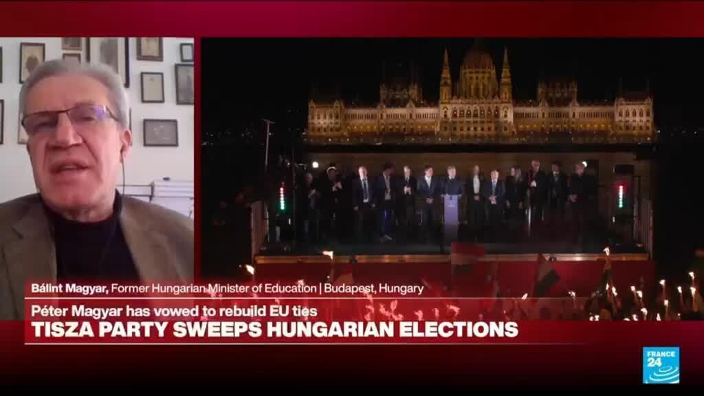 Video thumbnail for Magyar built 'wide popular movement: 43% liberal, 22% left-wing, 10% green and only 11% right-wing