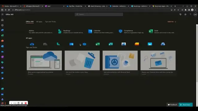 Video thumbnail for How to access all Microsoft 365 online apps