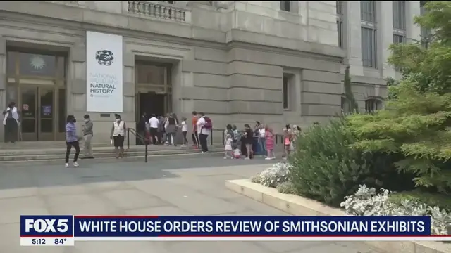 'Video thumbnail for White House orders review of Smithsonian exhibits'