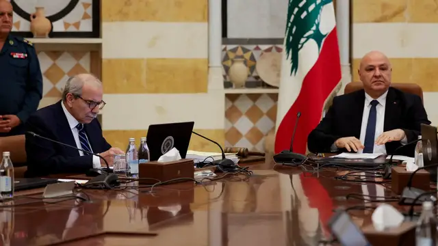 'Video thumbnail for Hezbollah disarmament call: Group says will not hand over weapons'