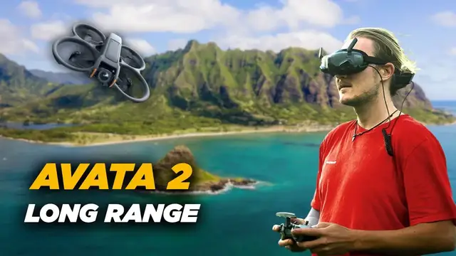'Video thumbnail for LONG RANGE flight with the DJI AVATA 2 | Epic Mountain Dive'