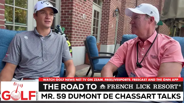'Video thumbnail for Mr. 59 Adrien Dumont de Chassart plays for Korn Ferry Tour graudation'