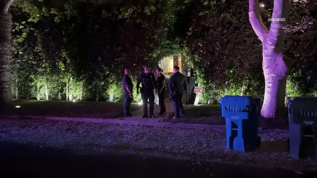 Video thumbnail for US, Los Angeles: Studio City Burglars Escape After Ransacking Home With Sound On Tape.