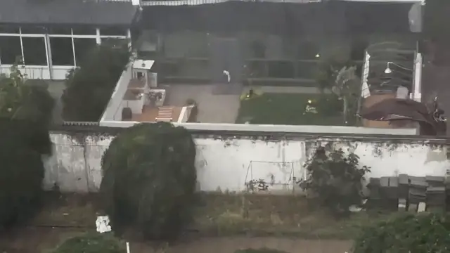 Video thumbnail for China: Kitten locked out in the rain.