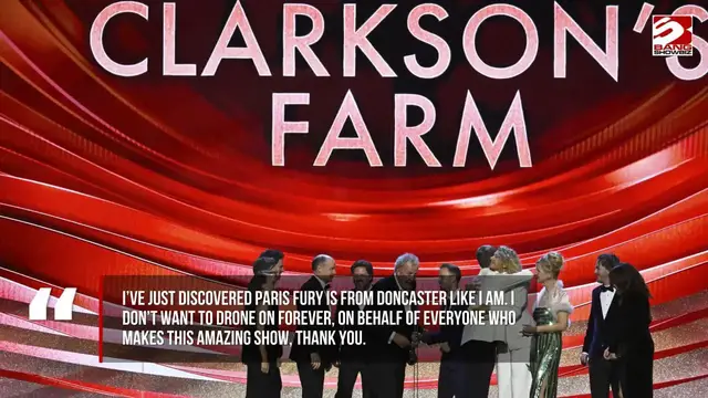 Video thumbnail for Jeremy Clarkson has hailed his success at the National Television Awards as a vote for farmers