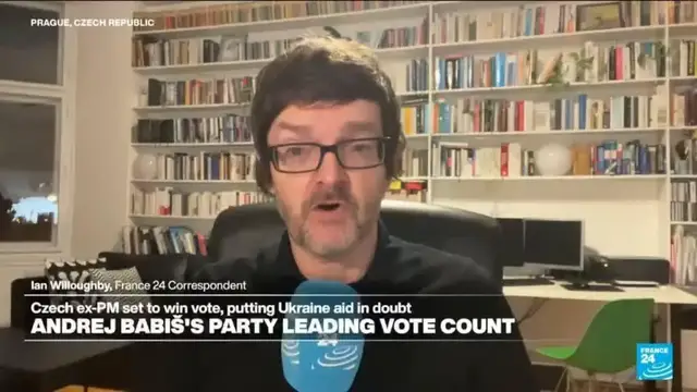 'Video thumbnail for Andrej Babis leads vote count in Czech parliamentary election'