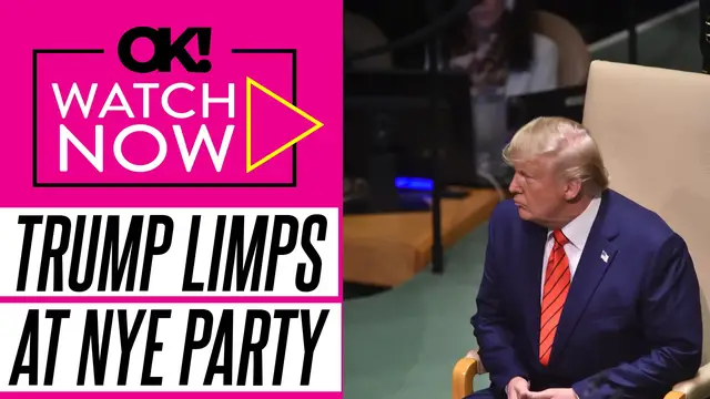 Video thumbnail for Donald Trump Seen 'Dragging' His Leg Ahead of New Year's Eve Party as He Addresses Health Concerns