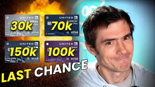 Video thumbnail for Ben Hedges: chase united card bonuses: last chance deals expired!