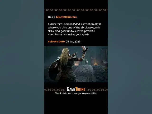 Video thumbnail for This is Mistfall Hunter - A dark fantasy extraction ARPG.