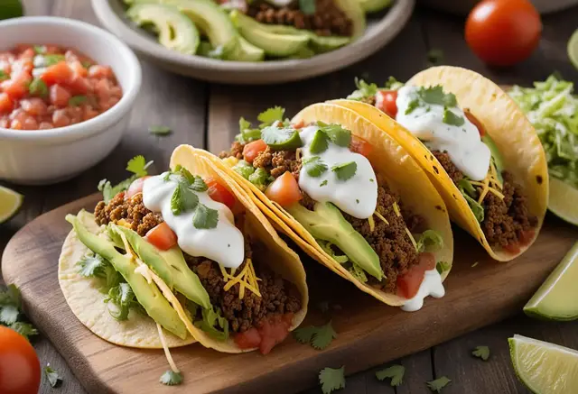 Video thumbnail for Cheese Shell Tacos with All the Fixin's