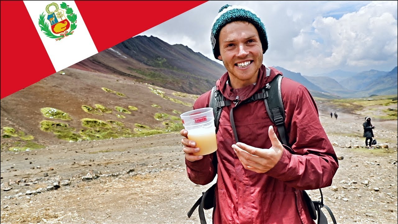 Video thumbnail for DRINKING HOMEMADE ALCOHOL IN PERU (5000 Metres Above Sea Level)
