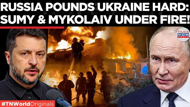 Video thumbnail for UKRAINE IN FLAMES: Russia Strikes Military Targets As Sumy And Mykolaiv Face Fresh Attacks Amid War!