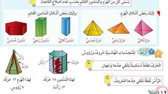 Video thumbnail for استكشاف انماط في المجسمات للصف الخامس