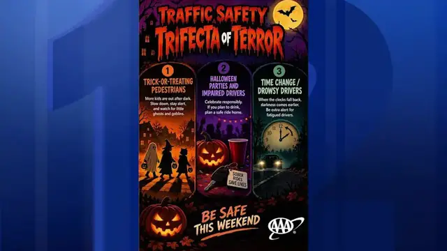 Video thumbnail for AAA offers tips for a safe and spooky Halloween