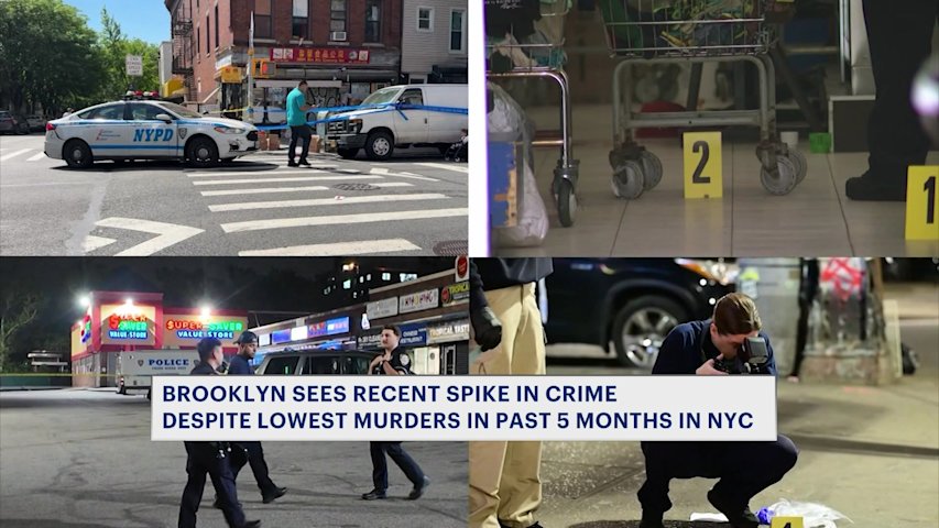Video thumbnail for NYPD: Murder down citywide, despite violent week in Brooklyn