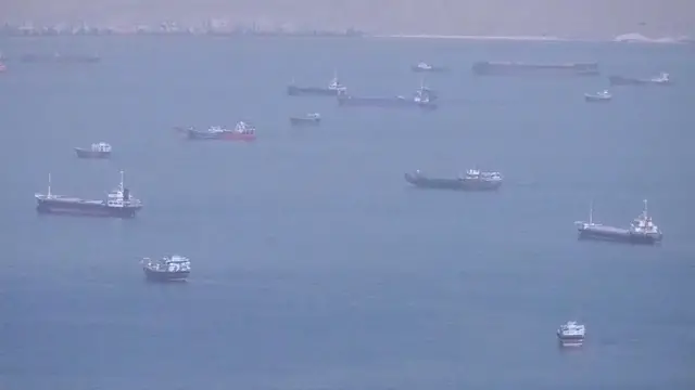 Video thumbnail for Iran: Iran's IRGC hit 7 "violating" oil tankers in Hormuz Strait in 5 days: media.