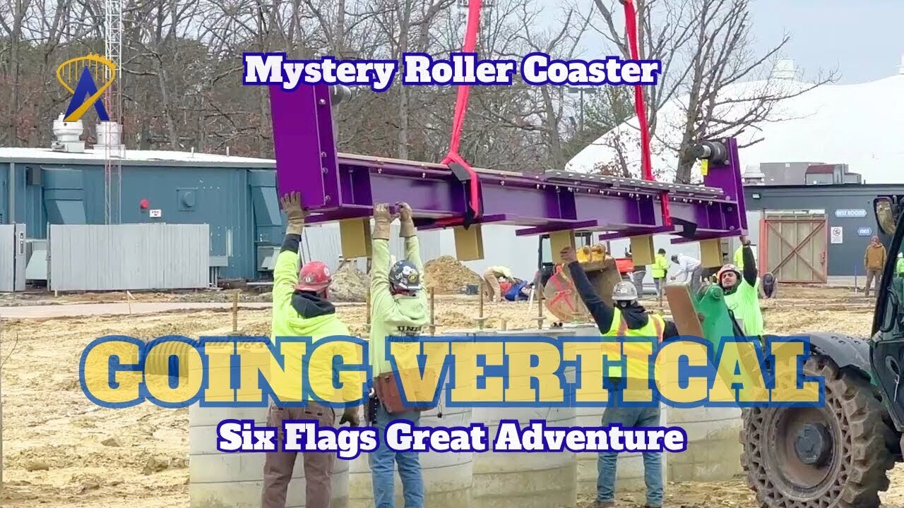 Video thumbnail for New Six Flags Roller Coaster Goes Vertical!