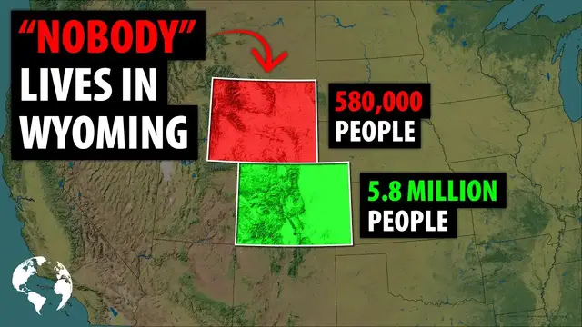 Video thumbnail for Why WYOMING Is "Empty" And COLORADO Is Not