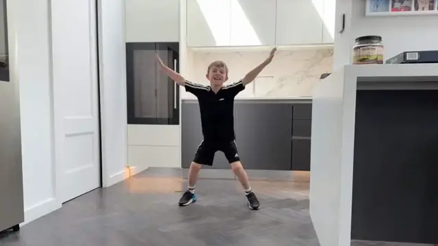 'Video thumbnail for Most star jumps in one minute (Under 16s) - 116 by Theo Walker'