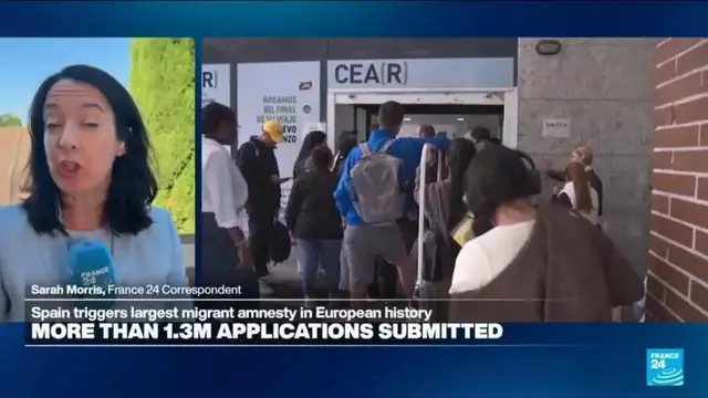 Video thumbnail for Final dash for documents as Spain triggers largest migrant amnesty in European history