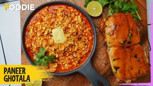 Video thumbnail for Surti Paneer Ghotala with Pav Recipe | Tasty Paneer Recipe in 10 mins | How to make Paneer Ghotala